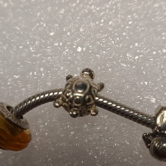 Vintage Pandora Charm Bracelet with Charms 925 - Picture 15 of 15